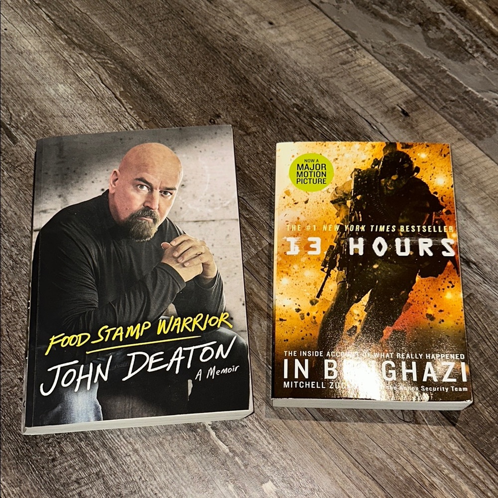 Food Stamp Warrior and 13 Hours Books